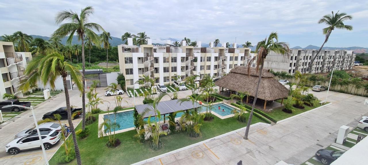 Moderno Depa Con Terraza Y Vista Extraordinaria Apartment Manzanillo Exterior foto
